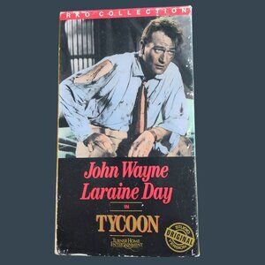 John Wayne Laraine Day Tycoon RKO Turner VHS 1990 Release